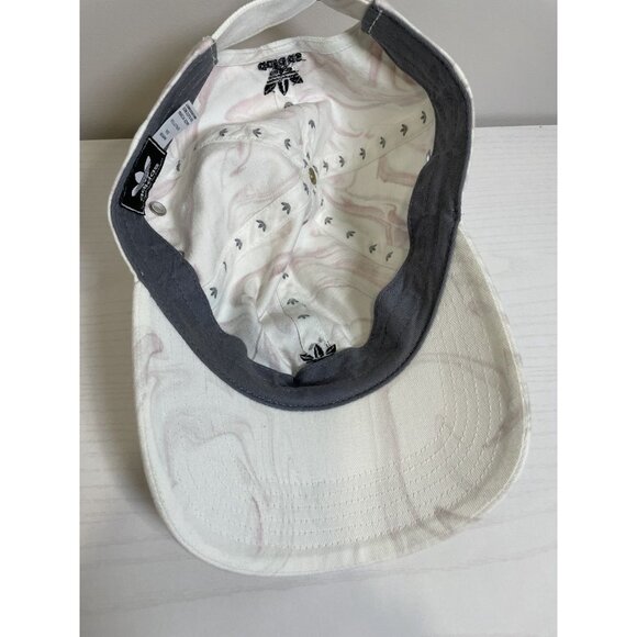 Adidas Trefoil Logo Marble Print Bucket Hat Streetwear Trendy 100% Cotton - Picture 9 of 9
